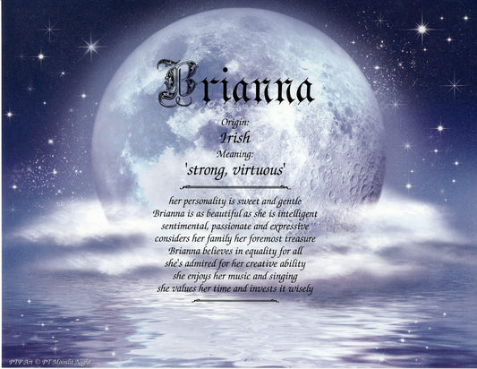 Moonlit Night - First Name Meaning