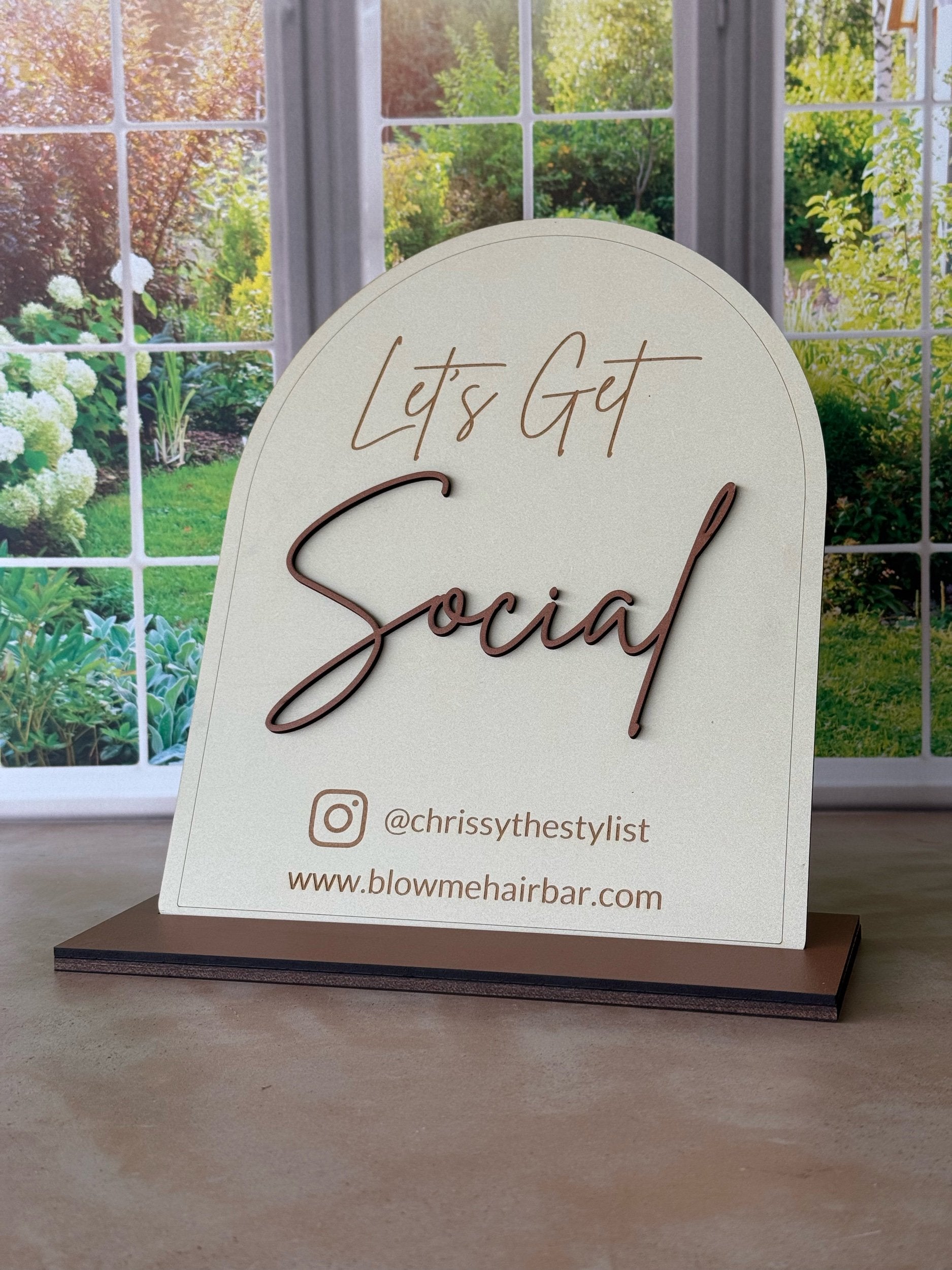 Let’s Get Social Sign