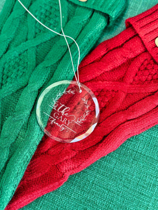 Crystal Christmas Ornament
