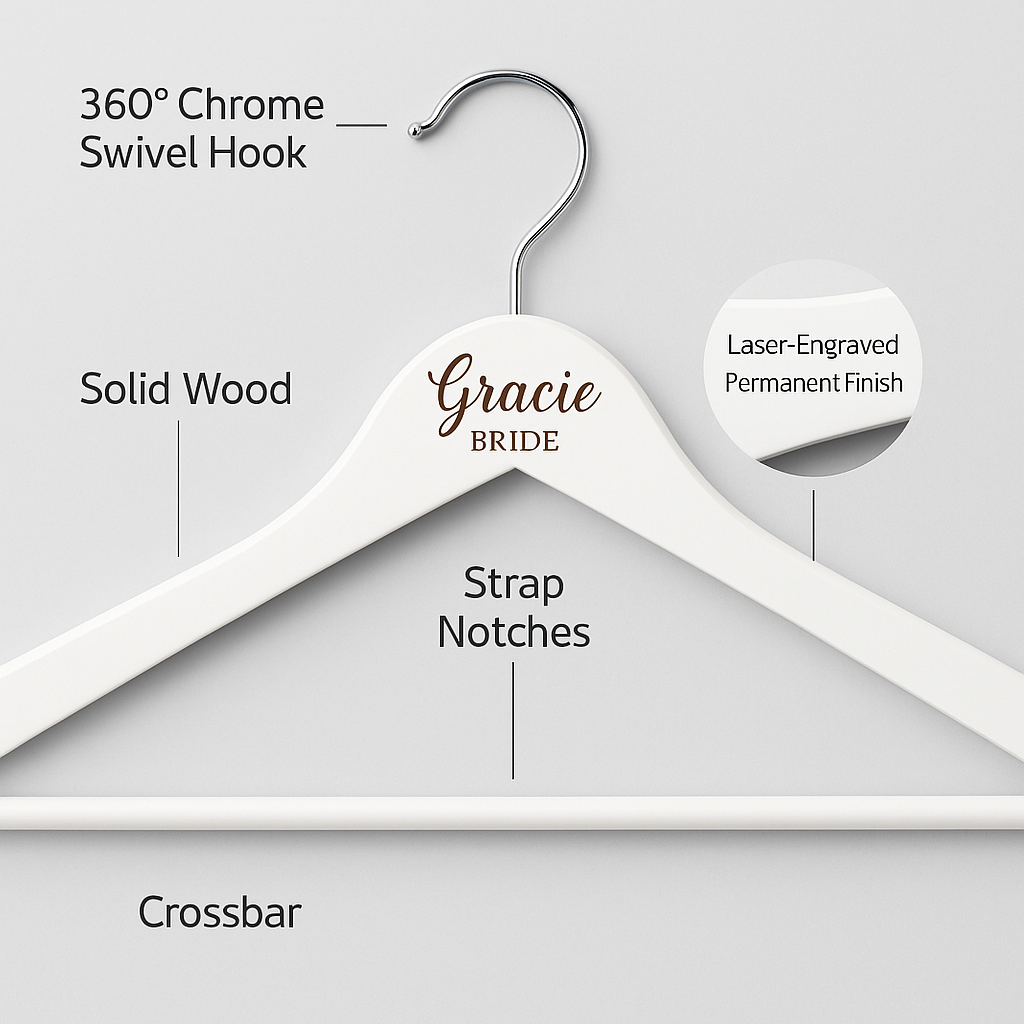 Personalized Wooden Hanger